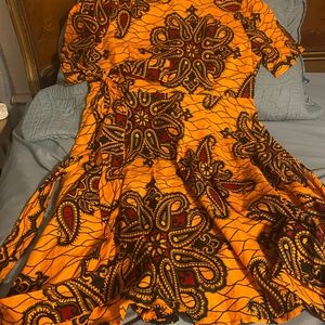 African Queen tribal party wear dress size L